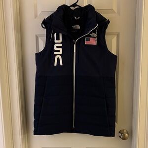 The North Face Dark Blue USA Puffer Vest